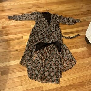 Super flattering wrap dress